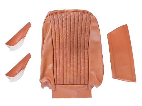 Triumph Stag Front Seat Backrest Cover - Mk2 - LH - Tan - RS1324TAN